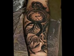 Фото тату часы 20.05.2019 №039 - photo tattoo watch - tattoo-photo.ru