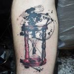 Фото тату часы 20.05.2019 №045 - photo tattoo watch - tattoo-photo.ru