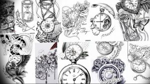 Фото тату часы 20.05.2019 №049 - photo tattoo watch - tattoo-photo.ru