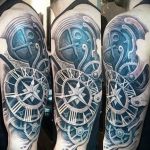 Фото тату часы 20.05.2019 №051 - photo tattoo watch - tattoo-photo.ru