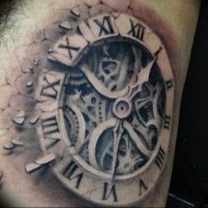 Фото тату часы 20.05.2019 №056 - photo tattoo watch - tattoo-photo.ru