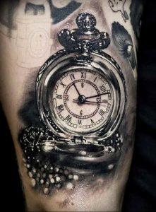 Фото тату часы 20.05.2019 №060 - photo tattoo watch - tattoo-photo.ru