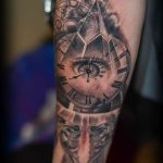 Фото тату часы 20.05.2019 №064 - photo tattoo watch - tattoo-photo.ru