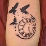 Фото тату часы 20.05.2019 №071 - photo tattoo watch - tattoo-photo.ru