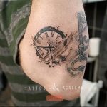 Фото тату часы 20.05.2019 №074 - photo tattoo watch - tattoo-photo.ru