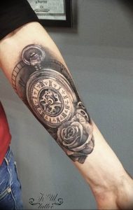 Фото тату часы 20.05.2019 №077 - photo tattoo watch - tattoo-photo.ru