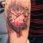 Фото тату часы 20.05.2019 №085 - photo tattoo watch - tattoo-photo.ru