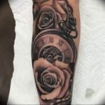 Фото тату часы 20.05.2019 №089 - photo tattoo watch - tattoo-photo.ru