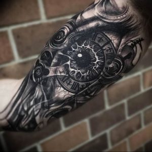 Фото тату часы 20.05.2019 №091 - photo tattoo watch - tattoo-photo.ru