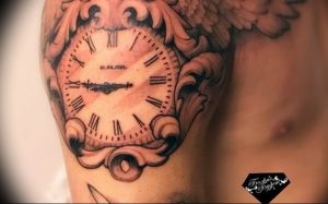 Фото тату часы 20.05.2019 №112 - photo tattoo watch - tattoo-photo.ru