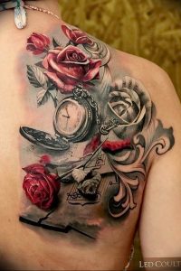 Фото тату часы 20.05.2019 №117 - photo tattoo watch - tattoo-photo.ru