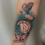 Фото тату часы 20.05.2019 №120 - photo tattoo watch - tattoo-photo.ru