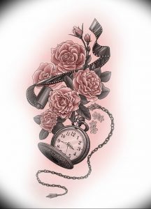 Фото тату часы 20.05.2019 №132 - photo tattoo watch - tattoo-photo.ru
