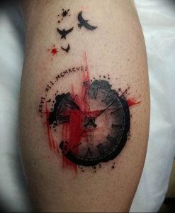 Фото тату часы 20.05.2019 №134 - photo tattoo watch - tattoo-photo.ru