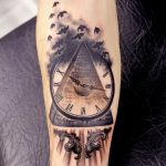 Фото тату часы 20.05.2019 №142 - photo tattoo watch - tattoo-photo.ru