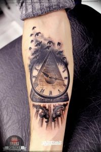 Фото тату часы 20.05.2019 №142 - photo tattoo watch - tattoo-photo.ru