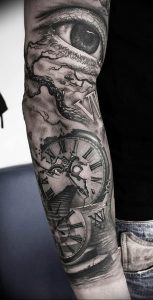 Фото тату часы 20.05.2019 №145 - photo tattoo watch - tattoo-photo.ru