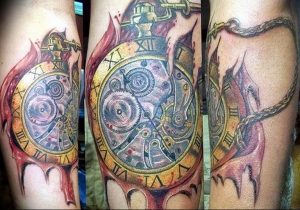 Фото тату часы 20.05.2019 №146 - photo tattoo watch - tattoo-photo.ru
