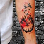 Фото тату часы 20.05.2019 №160 - photo tattoo watch - tattoo-photo.ru