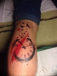Фото тату часы 20.05.2019 №163 - photo tattoo watch - tattoo-photo.ru