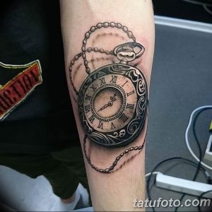 Фото тату часы 20.05.2019 №167 - photo tattoo watch - tattoo-photo.ru
