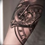 Фото тату часы 20.05.2019 №168 - photo tattoo watch - tattoo-photo.ru