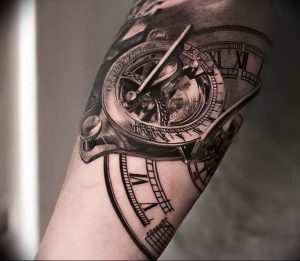 Фото тату часы 20.05.2019 №168 - photo tattoo watch - tattoo-photo.ru