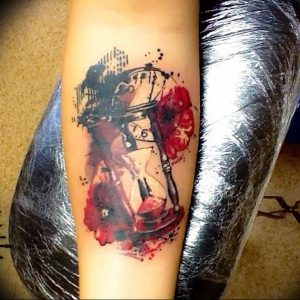Фото тату часы 20.05.2019 №181 - photo tattoo watch - tattoo-photo.ru