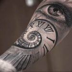 Фото тату часы 20.05.2019 №185 - photo tattoo watch - tattoo-photo.ru