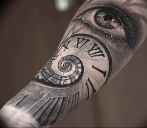 Фото тату часы 20.05.2019 №185 - photo tattoo watch - tattoo-photo.ru