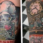Фото тату часы 20.05.2019 №190 - photo tattoo watch - tattoo-photo.ru