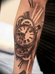 Фото тату часы 20.05.2019 №206 - photo tattoo watch - tattoo-photo.ru