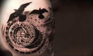 Фото тату часы 20.05.2019 №208 - photo tattoo watch - tattoo-photo.ru