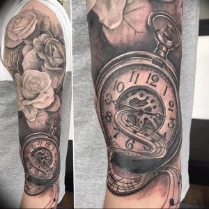 Фото тату часы 20.05.2019 №222 - photo tattoo watch - tattoo-photo.ru
