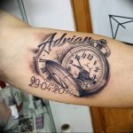 Фото тату часы 20.05.2019 №224 - photo tattoo watch - tattoo-photo.ru