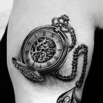 Фото тату часы 20.05.2019 №225 - photo tattoo watch - tattoo-photo.ru