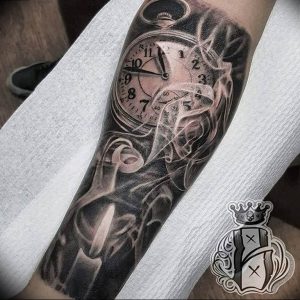 Фото тату часы 20.05.2019 №238 - photo tattoo watch - tattoo-photo.ru