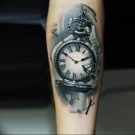 Фото тату часы 20.05.2019 №239 - photo tattoo watch - tattoo-photo.ru