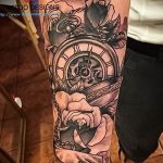 Фото тату часы 20.05.2019 №242 - photo tattoo watch - tattoo-photo.ru