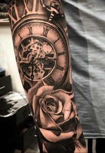 Фото тату часы 20.05.2019 №248 - photo tattoo watch - tattoo-photo.ru