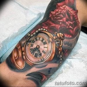 Фото тату часы 20.05.2019 №251 - photo tattoo watch - tattoo-photo.ru