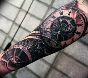 Фото тату часы 20.05.2019 №253 - photo tattoo watch - tattoo-photo.ru