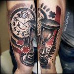 Фото тату часы 20.05.2019 №254 - photo tattoo watch - tattoo-photo.ru