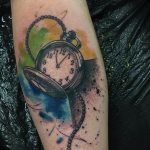 Фото тату часы 20.05.2019 №259 - photo tattoo watch - tattoo-photo.ru