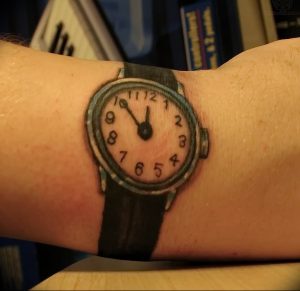 Фото тату часы 20.05.2019 №263 - photo tattoo watch - tattoo-photo.ru