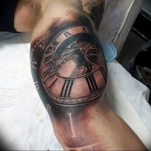 Фото тату часы 20.05.2019 №268 - photo tattoo watch - tattoo-photo.ru