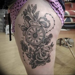 Фото тату часы 20.05.2019 №272 - photo tattoo watch - tattoo-photo.ru