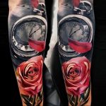 Фото тату часы 20.05.2019 №273 - photo tattoo watch - tattoo-photo.ru