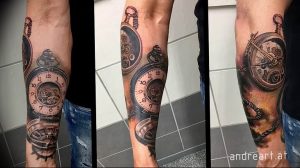 Фото тату часы 20.05.2019 №277 - photo tattoo watch - tattoo-photo.ru