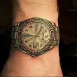 Фото тату часы 20.05.2019 №281 - photo tattoo watch - tattoo-photo.ru